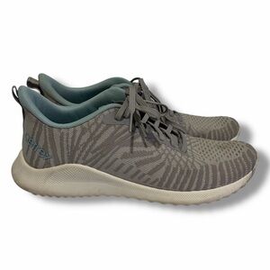 Aetrex Emery Tennis Shoe Women's Size 9 or 9.5 Gray Knit Sneakers